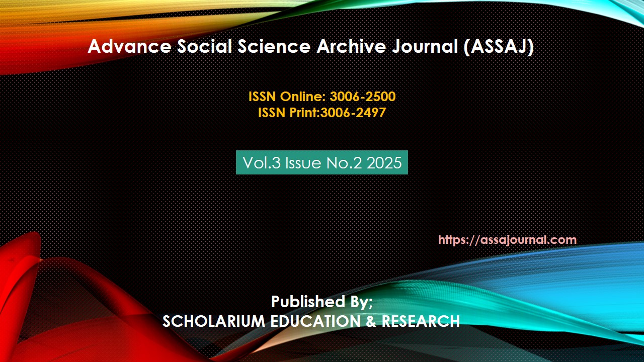 					View Vol. 3 No. 02 (2025): Advance Social Science Archive Journal
				